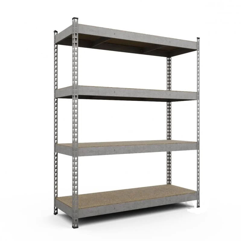 Стелаж 1800x1200x600 мм Меткас Титан сірий ДСП полиці 4 шт. цинкований (40535657)